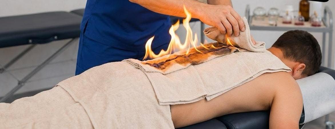 العلاج بالنار